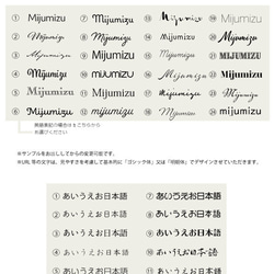 【名入れ】名前が入れられる作品台紙96(台紙90枚分)　デザイン　 ピアス台紙　ブローチ台紙　シンプル　名入れ 3枚目の画像