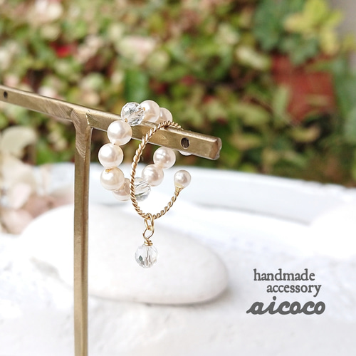 正規品 ファッション スワロフスキー イヤーカフ 片耳用