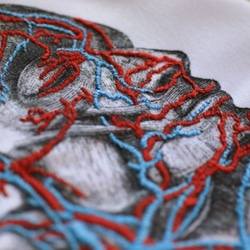 サイサイエンスファクトリー氏│放課後-人間の血管分布刺繡セット 3枚目の画像
