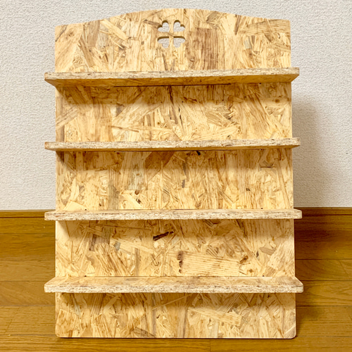 OSB合板折り畳み式ディスプレイ棚 棚・シェルフ・ラック 工房