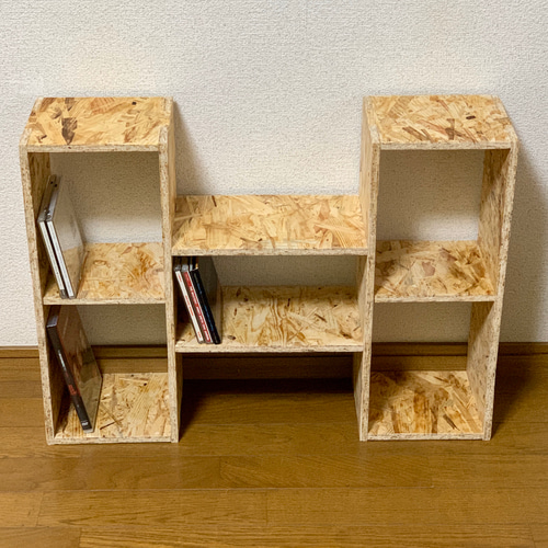 オープンシェルフ OSB合板 【H型】 棚・シェルフ・ラック 工房mona