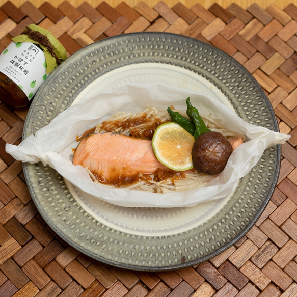 【ギフト向日葵】味噌、おかず味噌、かぼす醤油、かぼす塩ポン酢のセット 8枚目の画像