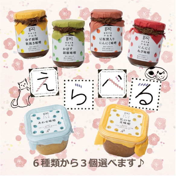 えらべる】おかず味噌、味噌セット（かぼす胡椒味噌、ゆず胡椒味噌