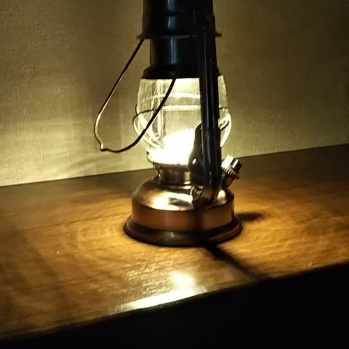 ラクダさん入りアンティーク風ランタン スタンドライト