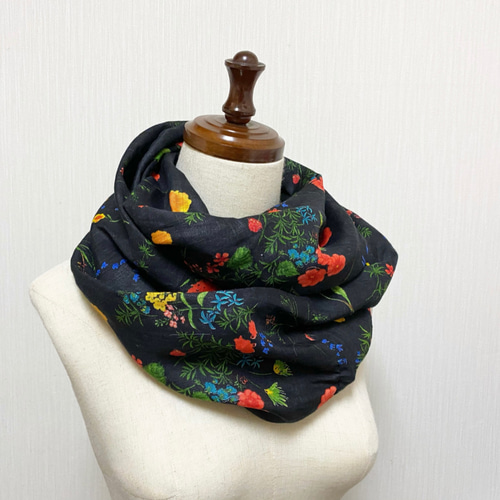 花モチーフの多色スヌード 予約販売】大人気商品に新色登場！！スザンニエコファースヌード（22w