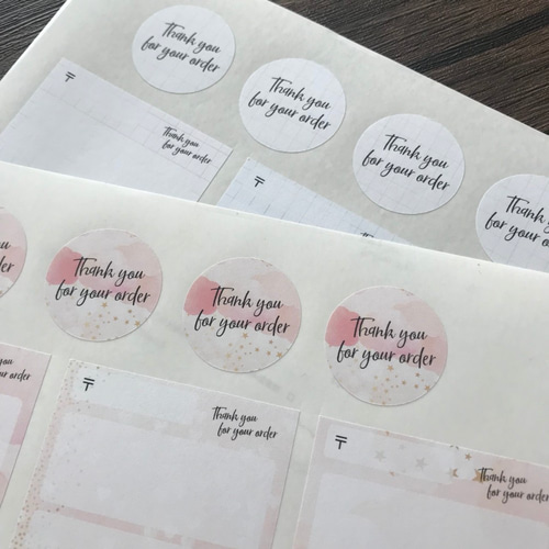 ハンドメイド 宛名シール NEW♡宛名シール♡2種類から選択可能です その他素材 My. 通販