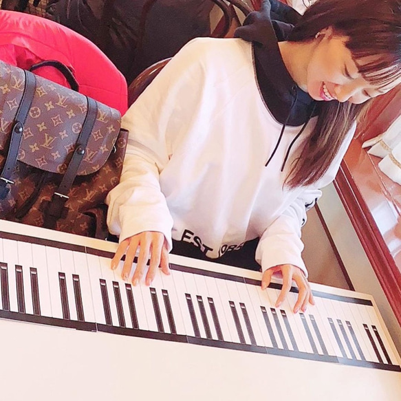 【紙ピアノ】【 紙鍵盤 88 】 ピアノ　教材　実物大　88鍵盤 紙鍵盤 10枚目の画像