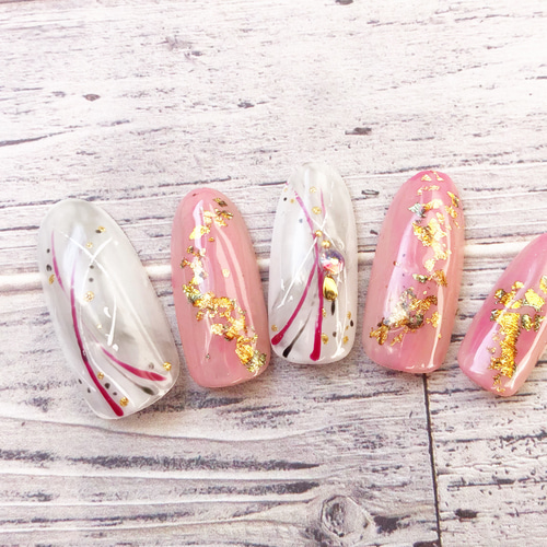 k ネイルチップ 38 成人式ネイル ネイルチップ（つけ爪） -K-nail 通販 8246376