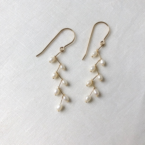 琵琶湖パール＊湖の実 ピアス｛再販｝ ピアス（フック・チェーン