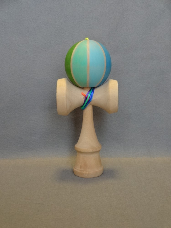 けん玉 レインボーカラー ビーチボール ミニ その他インテリア雑貨 木