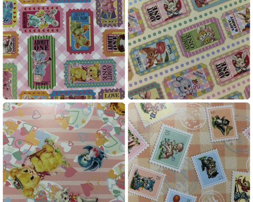 デザインペーパー おすそ分けセット C ♡20枚 レトロアニマル デザペ デザインペーパー おすそ分けセット C ♡20枚 レトロアニマル デザペ