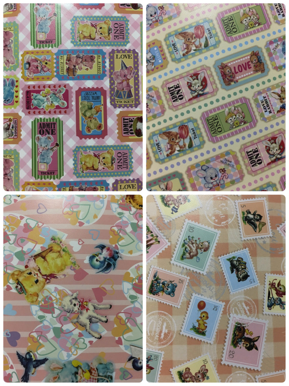 デザインペーパー おすそ分けセット C ♡20枚 レトロアニマル デザペ デザインペーパー おすそ分けセット C ♡20枚 レトロアニマル デザペ