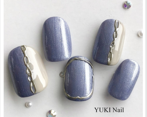 ネイルチップ・付け爪 YUKI 1_2262eb15a759c22faed39f432411