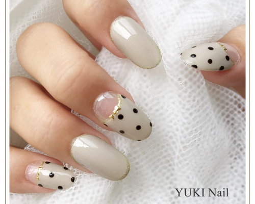 リボン ドット キラキラ ネイルチップ ハンドメイド リボン ドット キラキラ ネイルチップ ハンドメイド