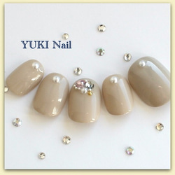 Mannish Grey Nail / Nail Tips / Nail Tips / Nail / Elegant / Gor 第3張的照片