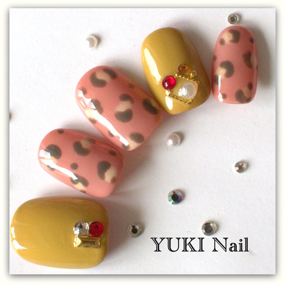 Leopard Nail / Nail / Nail Tips / Nail / Gel 第1張的照片