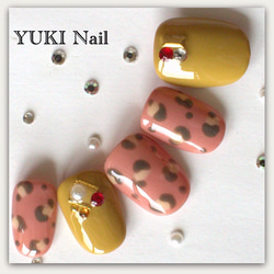 Leopard Nail / Nail / Nail Tips / Nail / Gel 第2張的照片