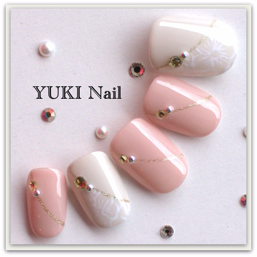 ネイルチップ ２セット♡ FASHION NAIL XZF-002 ネイルチップ スクエア ミディアム