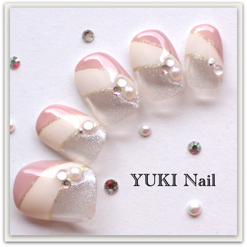 フレンチネイル まい #スカルプチュア #スカルプネイル #スクエアネイル