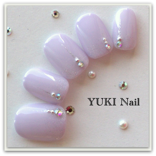 一本違いネイル ネイルチップ（つけ爪） yuki-nail 通販 2532546
