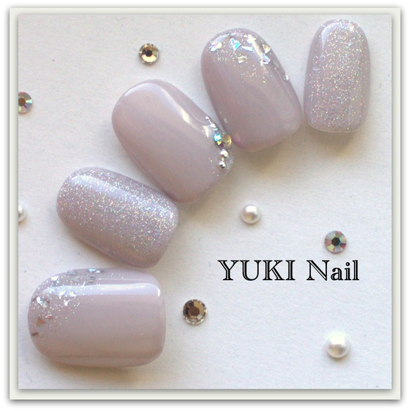 Lame Holomix / Nail nails / Nail Tips / Nail / 優雅 / Gorgeous / S 第1張的照片