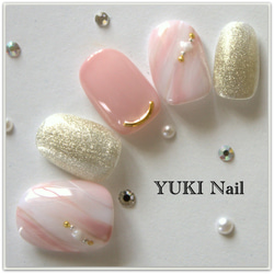 2カラーネイル ネイルチップ（つけ爪） yuki-nail 通販 4117121