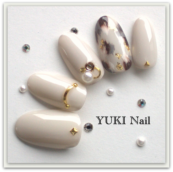クールな大人ネイル ネイルチップ（つけ爪） yuki-nail 通販 6164430