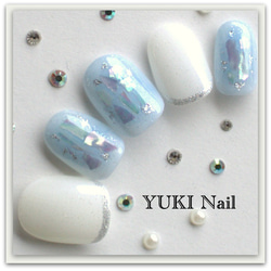 Shell x Cheek Nail / Swarovski / Nail Tips / Nail Tips / Nail / 第2張的照片