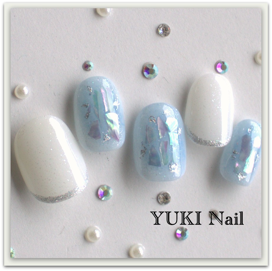 シェル×チークネイル ネイルチップ（つけ爪） yuki-nail 通販