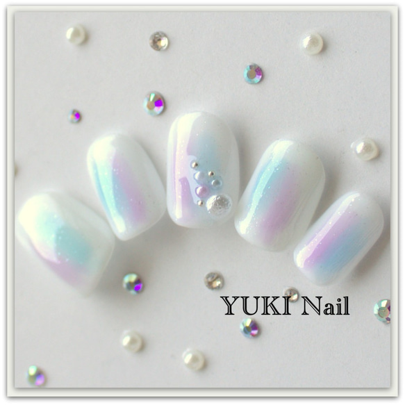 Soft Nail / Swarovski / Nail Tips / Nail Tips / Nail / 優雅 / 華麗 / 第1張的照片