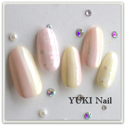オフィスに使えるグラデーションネイル ネイルチップ（つけ爪） yuki