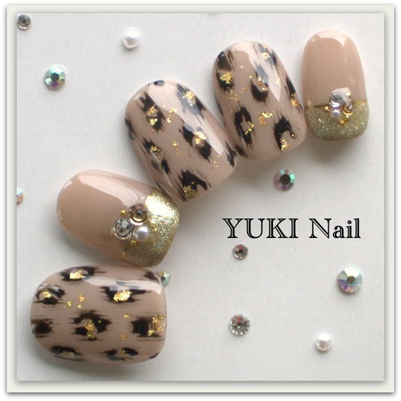レオパードネイル ネイルチップ（つけ爪） yuki-nail 通販