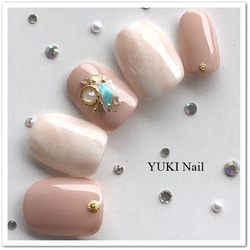 5色のカラフルネイル ネイルチップ（つけ爪） yuki-nail 通販 9111165