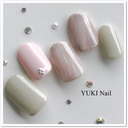 大人シンプルネイル ネイルチップ（つけ爪） yuki-nail 通販 15713619