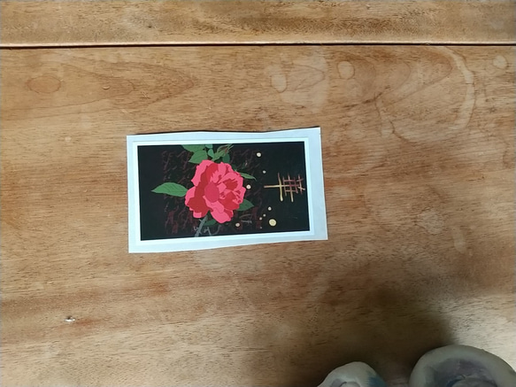 薔薇のステッカー３枚セット 1枚目の画像