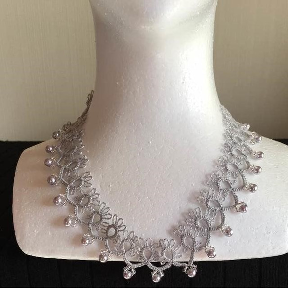 ♥️チョーカー＆ネックレス｜上品・華やか・可愛い・定番アイテム｜ブライダル・ウェディング・発表会にも◎【黒・black】 1枚目の画像