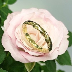 【 twist 】#10 K18リング  美しく輝くロープ状指輪 3枚目の画像