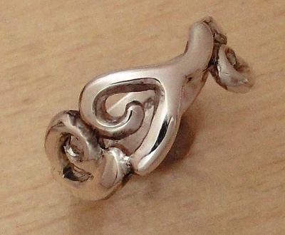 イニシャルシルバーリング【Seawater(T)】