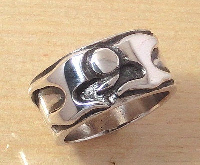 イニシャルシルバーリング【Sunflame(M)】