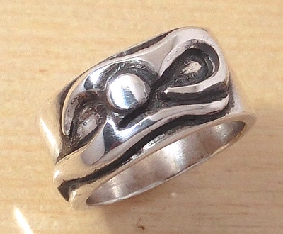 イニシャルシルバーリング【Sunflame(P)】