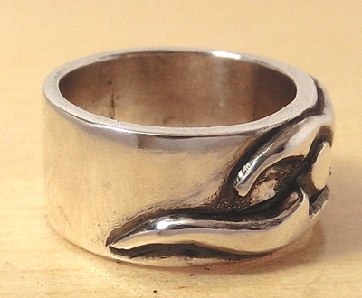 イニシャルシルバーリング【Sunflame(P)】