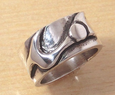 イニシャルシルバーリング【Sunflame(U)】