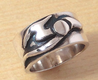 イニシャルシルバーリング【Sunflame(Y)】