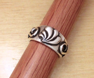 オリジナルシルバーリング【Shell drop Type2】