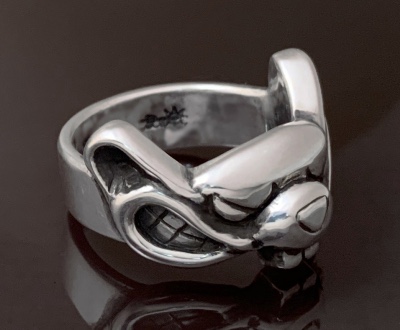 オリジナル十二支シルバーリング【Wild rat】子