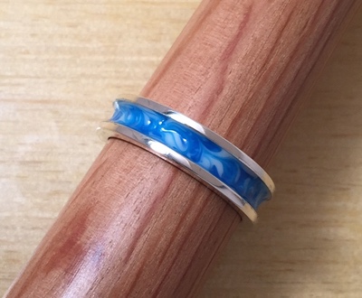 オリジナルシルバーリング【Marble Winter】 4,640円