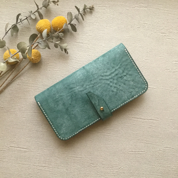 iPhoneケース flap belt / forest 〖全機種対応〗〖受注制作〗〖新調〗 1枚目の画像