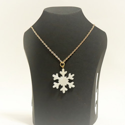 チョーカー 蓄光タイプ ネックレス クリスマス 雪の結晶 6枚目の画像
