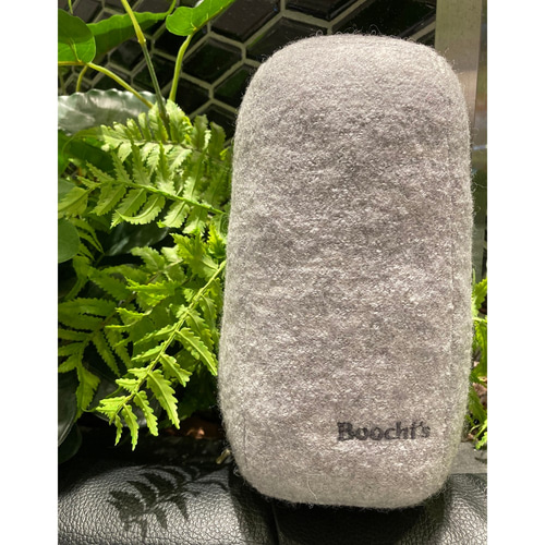 笑顔のモアイ】ライトグレーのモアイ像-笑顔のモアイ／人形