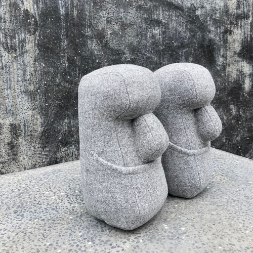 モアイ像ぬいぐるみ 楽天市場】FRPオブジェ イースター島のモアイ像 ストーン風置物 人物